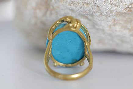 Oval Turquoise Ring