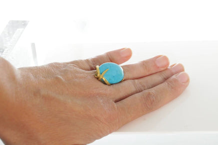 Oval Turquoise Ring