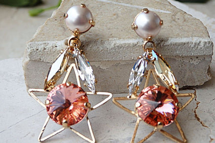 Peach Earrings