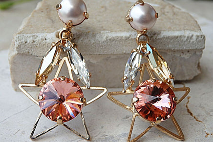 Peach Earrings