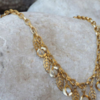 Pearl Bracelet. Pearl Wedding Jewelry Set. Bride Pearl Gold Bracelet. Leaves Bracelet. Beaded Fringe Bracelet. Bridal Wedding Jewelry.