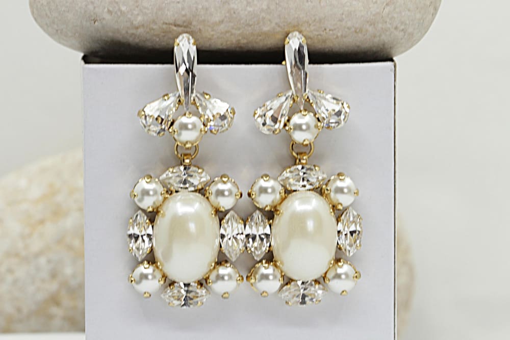 Pearl Bridal Earring