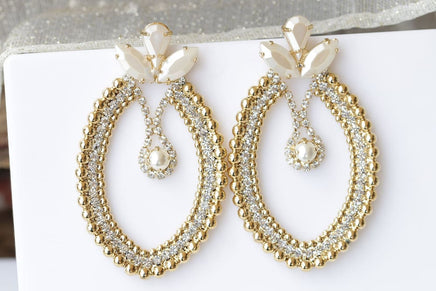 Pearl Chandelier Earrings