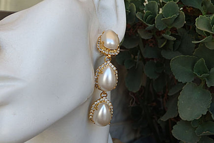 Pearl Chandelier Earrings