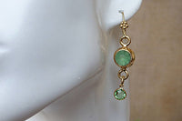 Peridot Crystal Rebeka Earrings