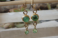 Peridot Crystal Rebeka Earrings