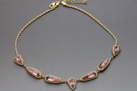 Pink Crystal Necklace