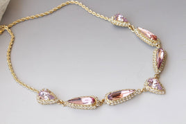 Pink Crystal Necklace