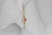 Pink Dangle Earrings