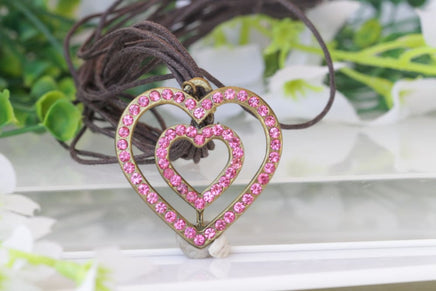 Pink Heart Necklace