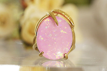 Pink Opal Ring