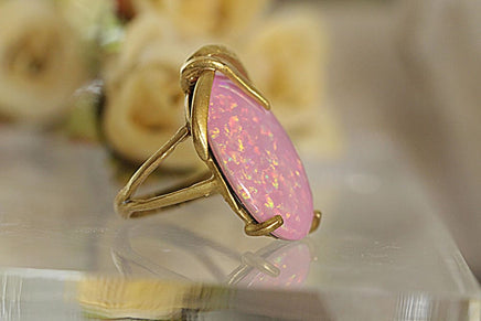 Pink Opal Ring