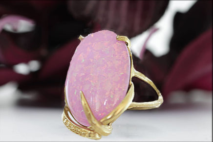 Pink Opal Ring