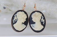 Portrait Cameo Earrings