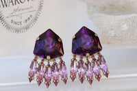 Purple Amethyst Earrings