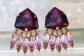 Purple Amethyst Earrings