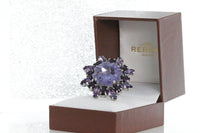 Purple Crystal Ring