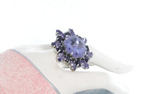 Purple Crystal Ring