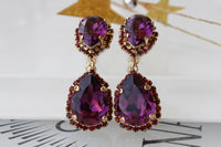 Purple Earrings