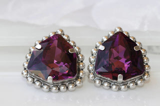 Purple Earrings