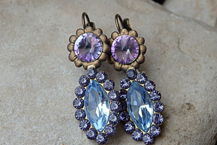 Purple Earrings