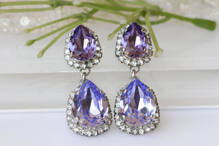 Purple Earrings