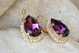 Purple Earrings