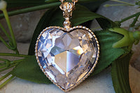 Purple Heart Necklace