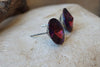Purple Studs Amethyst Earrings Rebeka Crystal Dark Purple Earrings Bridesmaid Gift Wedding Jewelry Studs