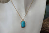 Rectangle Turquoise Necklace