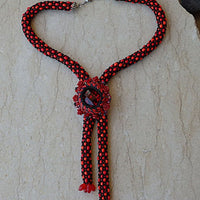 Red Black Necklace
