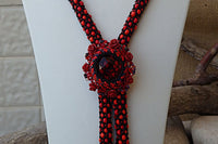 Red Black Necklace
