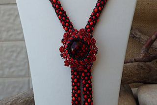 Red Black Necklace