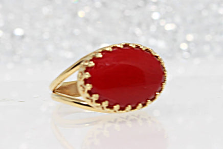 Red Gemstone Ring