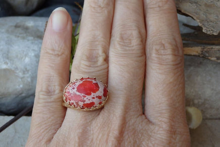 Red Jasper Ring