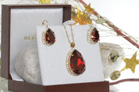 Red Jewellry Set