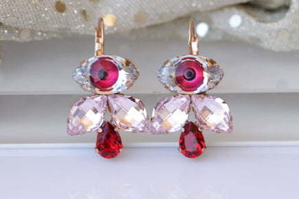 Red Scarlet Earrings