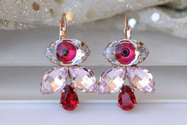 Red Scarlet Earrings