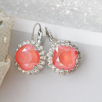 Red Sparkly Earrings