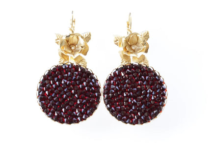 Red Rebeka Earrings