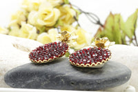 Red Rebeka Earrings