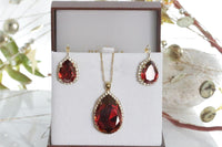 Red Teardrop Pendant