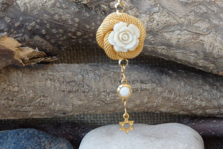 Romantic Rose Star Of David Jewelry