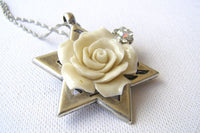 Romantic Rose Star Of David Jewelry