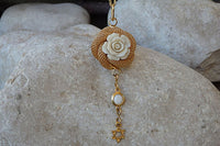 Romantic Rose Star Of David Necklace