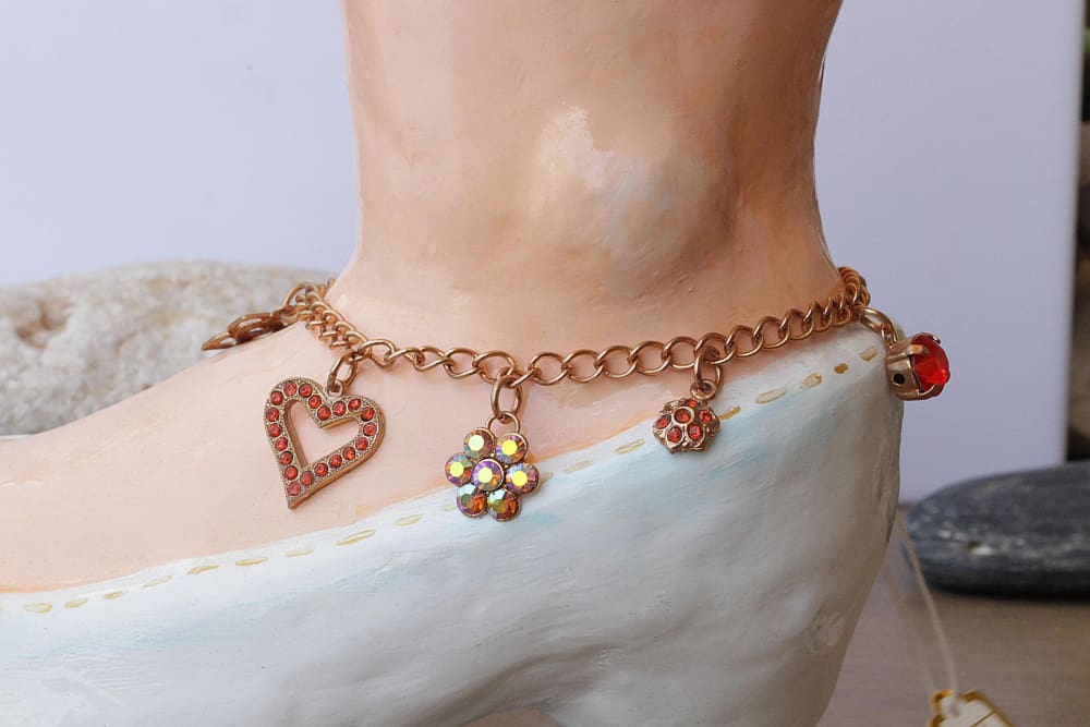 ROSE GOLD ANKLET| Rebekajewelry - Main Image