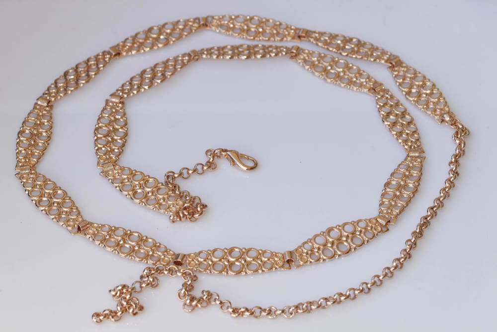 Thin rose gold belt hotsell