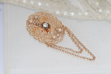 Rose Gold Brooch