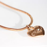 Rose Gold Heart Necklace