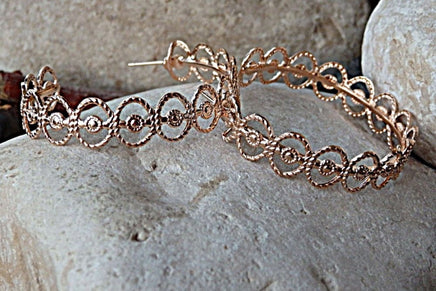 Rose Gold Hoop Earrings